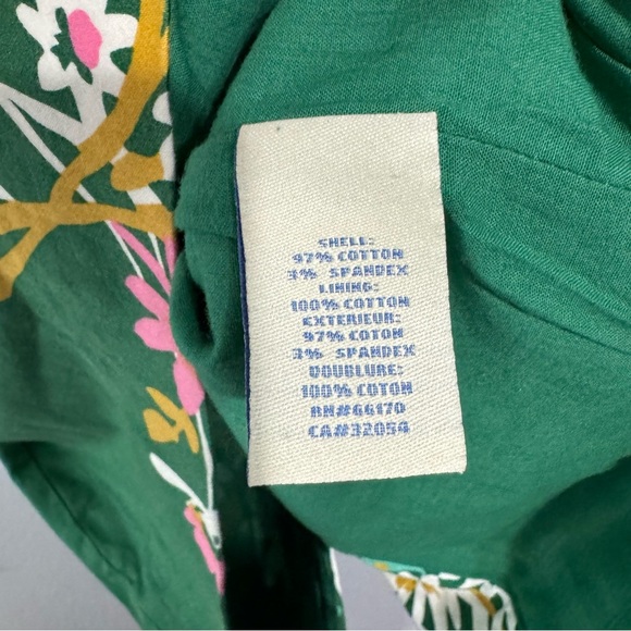 Anthropologie Odille floral pencil skirt green size 2 - Picture 7 of 8